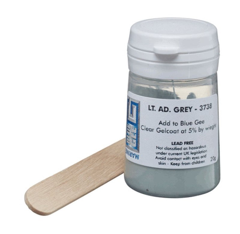 Blue Gee Colourmatch Glass Fibre Pigment Light Admiral Grey 20g