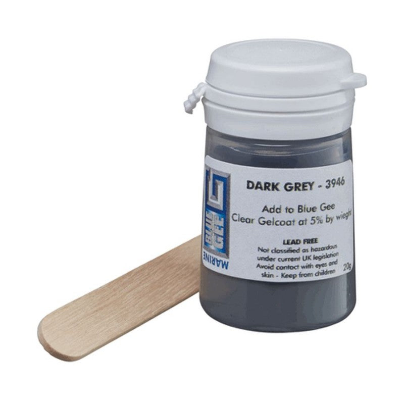 Blue Gee Colourmatch Glass Fibre Pigment Dark Grey 20g