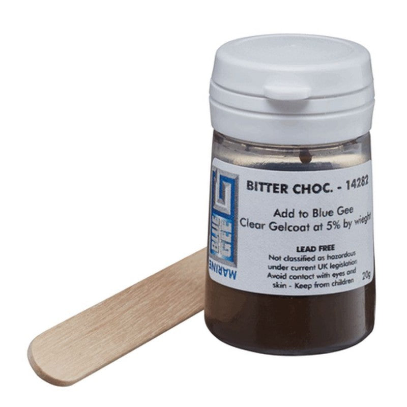 Blue Gee Colourmatch Glass Fibre Pigment Bitter Chocolate 20g