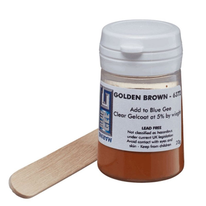 Blue Gee Colourmatch Glass Fibre Pigment Golden Brown 20g