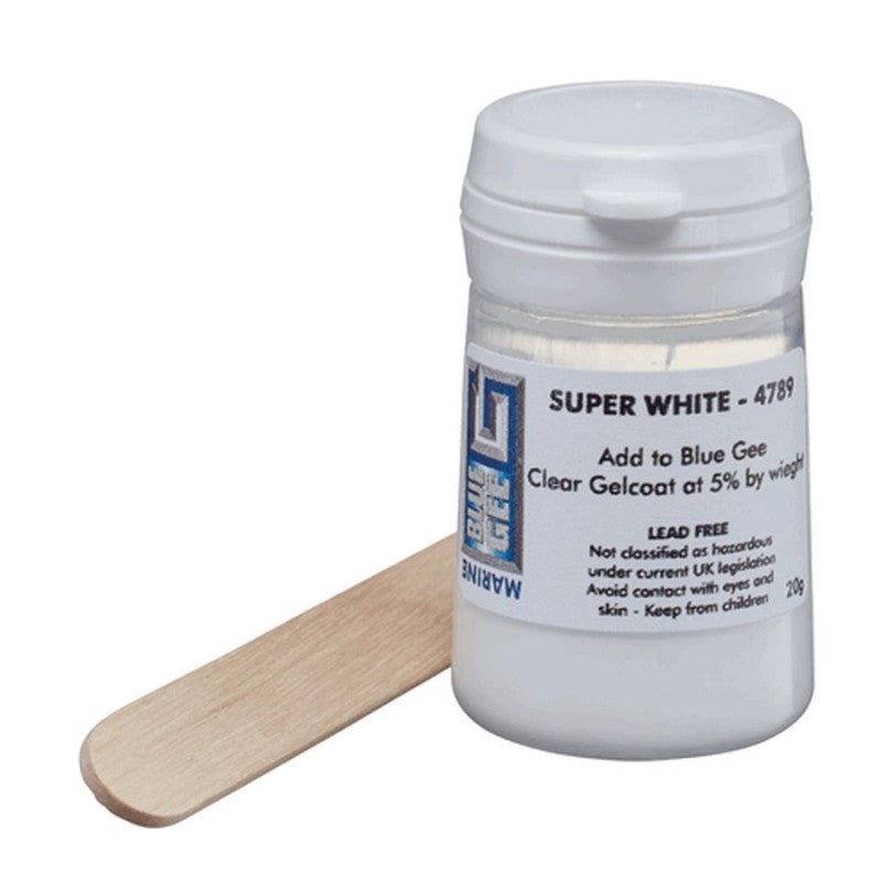 Blue Gee Colourmatch Glass Fibre Pigment Super White 20g