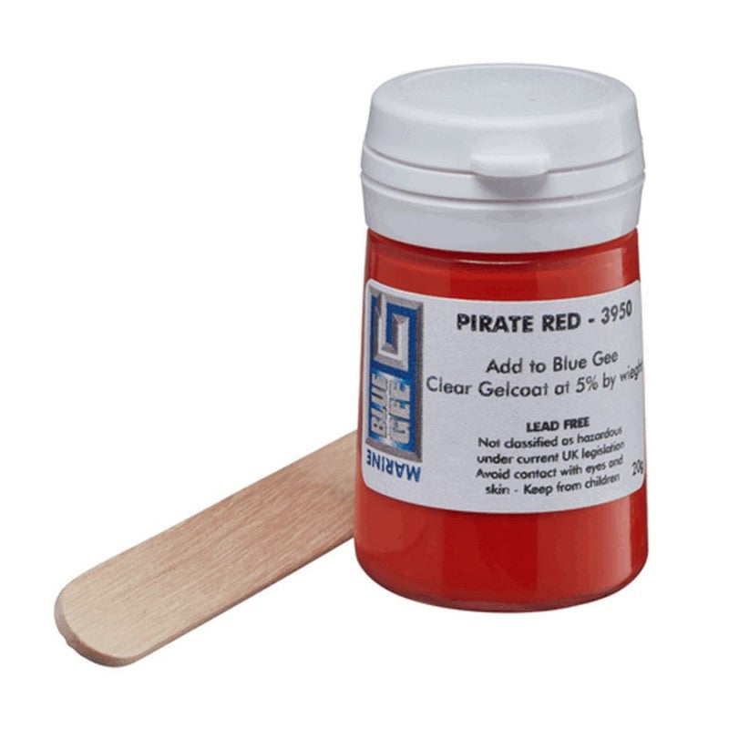 Blue Gee Colourmatch Glass Fibre Pigment Pirate Red 20g