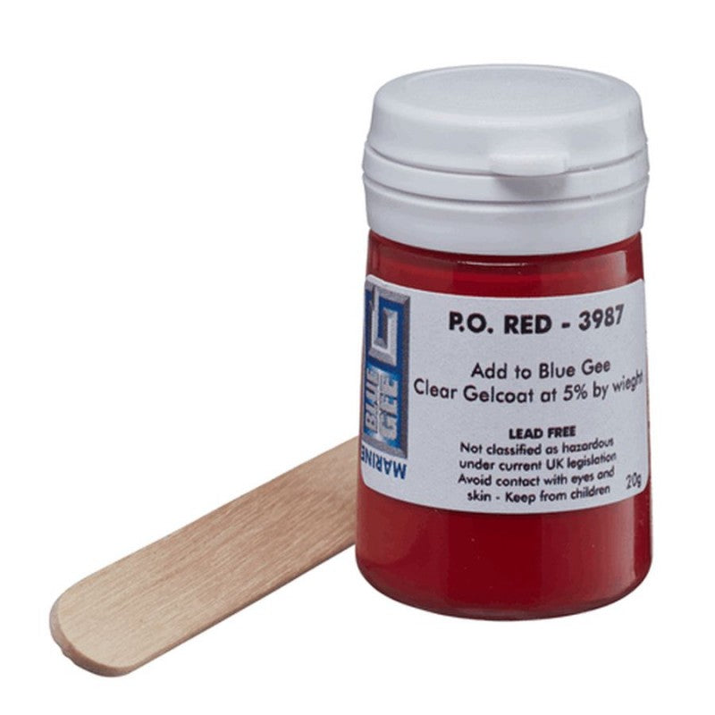 Blue Gee Colourmatch Glass Fibre Pigment Post Office Red 20g