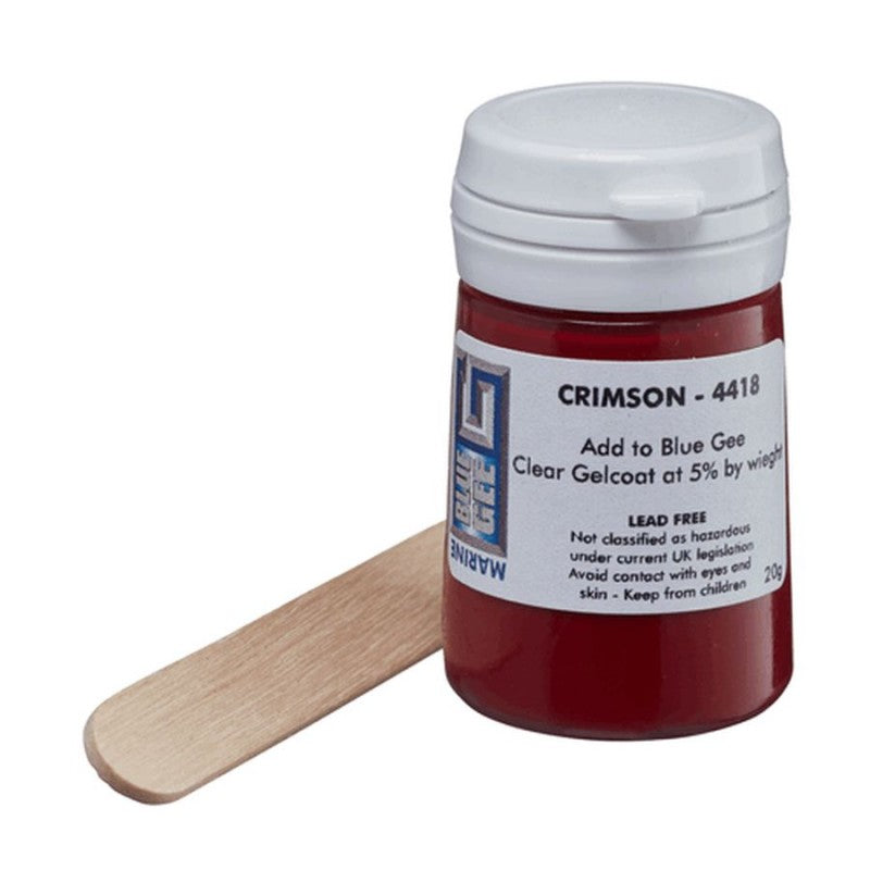 Blue Gee Colourmatch Glass Fibre Pigment Crimson 20g