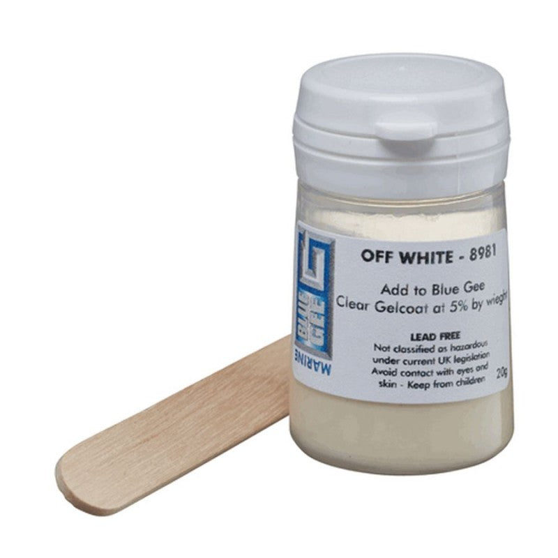 Blue Gee Colourmatch Glass Fibre Pigment Off White 20g