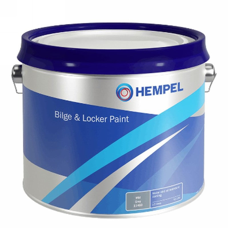 Hempel Bilge and Locker Paint 2.5L Light Grey 19500