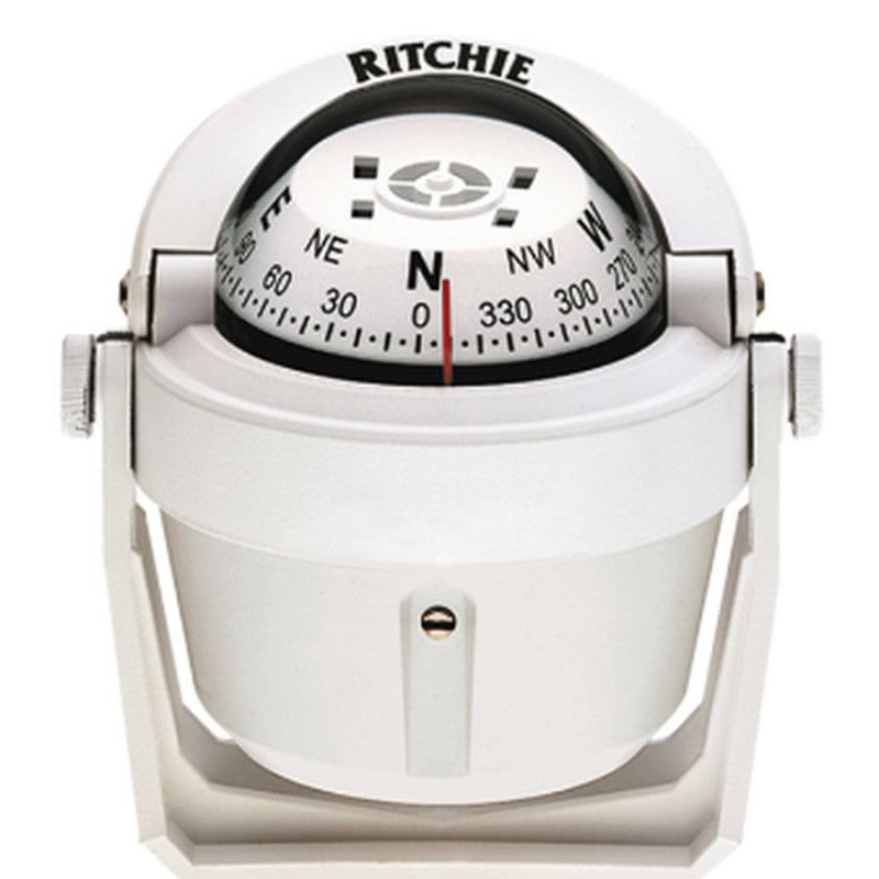 Ritchie Explorer Bracket Mount Compass B-51 White