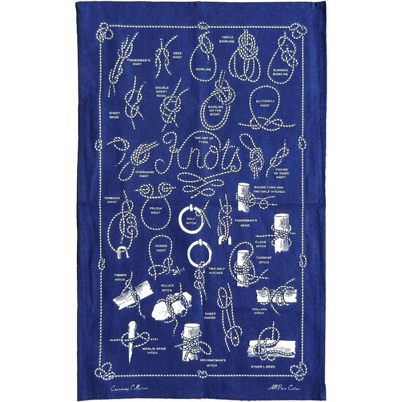 Nauticalia Nautical Tea Towel - Nautical Knots