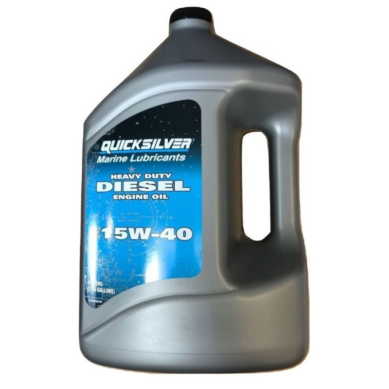 Quicksilver 15W-40 Heavy Duty Diesel Marine Engine Oil - 4 Litres