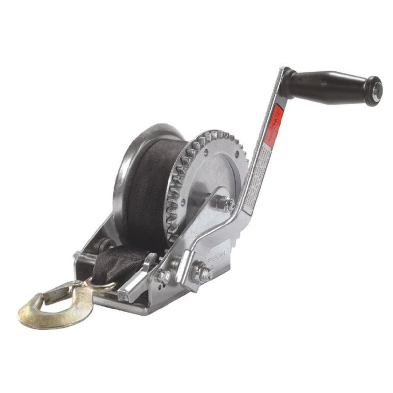 Talamex Trailer Winch Galvanized Unbraked 636Kg with Strap and Hook