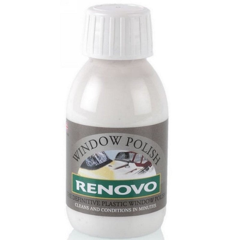 Renovo Plastic Window Polish 100ml - Removes Cloudiness