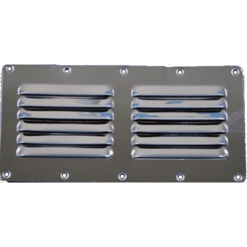 Talamex Louvered Vent Stainless Steel 230x127mm Horizontal