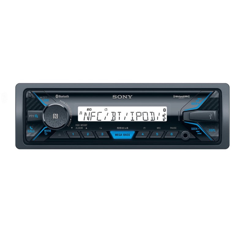 Sony DSX-M55BT Marine Boat Bluetooth USB iPod AUX Media Receiver Stereo