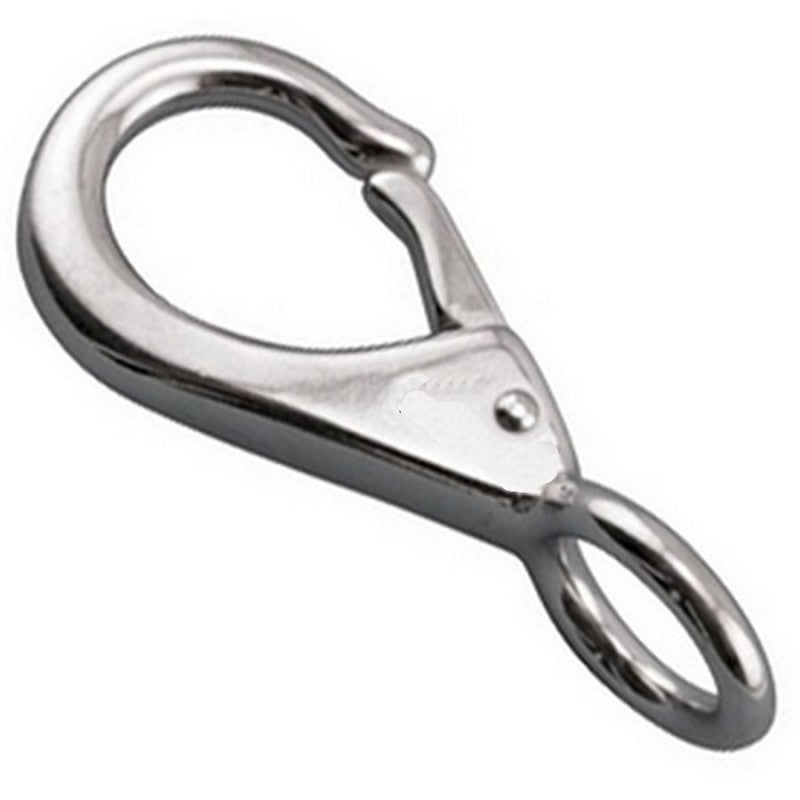 Proboat Stainless Steel Fixed Eye Boat Snap Hook 73mm