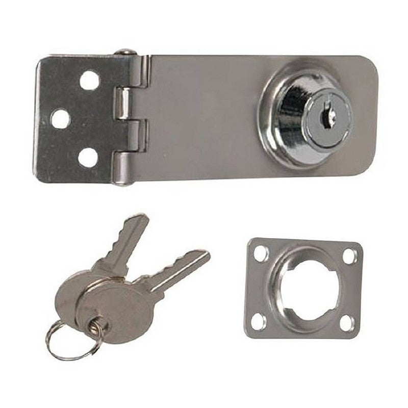 Talamex Locking Hasp Catch 30 x 80mm Stainless Steel