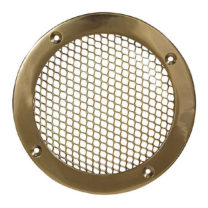 Aquafax Internal Vent Grill Cast Brass 140mm