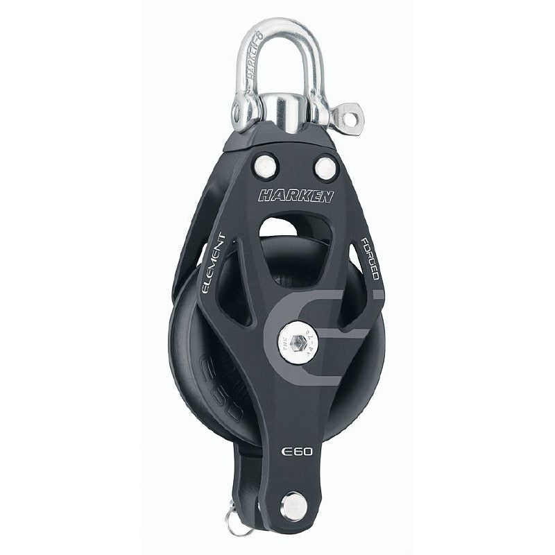 Harken 60 mm Aluminum Element Block - Swivel, Becket 6261