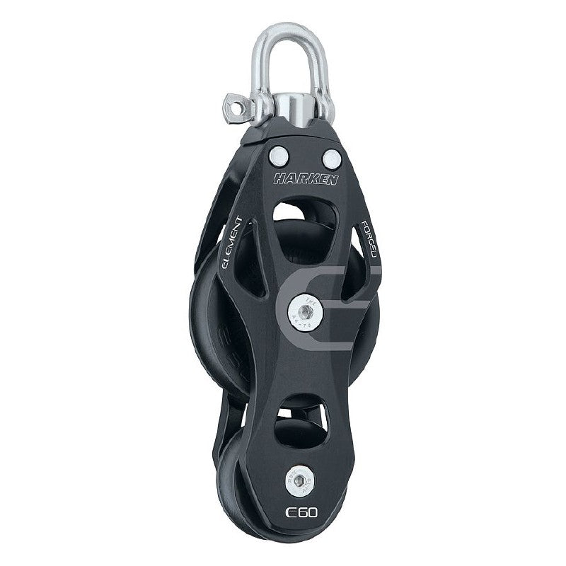 Harken 60 mm Aluminum Element Fiddle Block - Swivel 6262