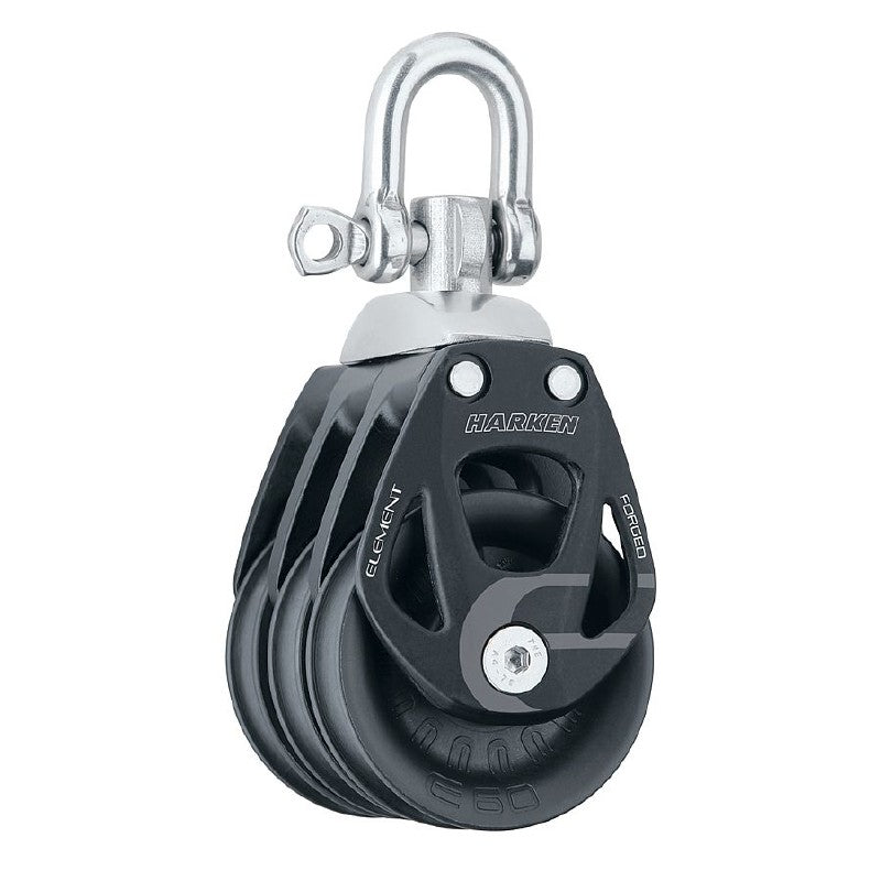 Harken 60 mm Aluminum Element Block - Triple Swivel 6272