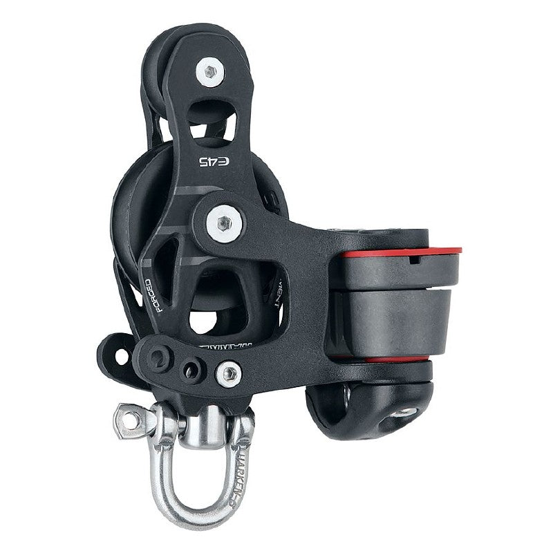 Harken 45 mm Aluminum Element Block - Fiddle Swivel  w/150 Cam 6235