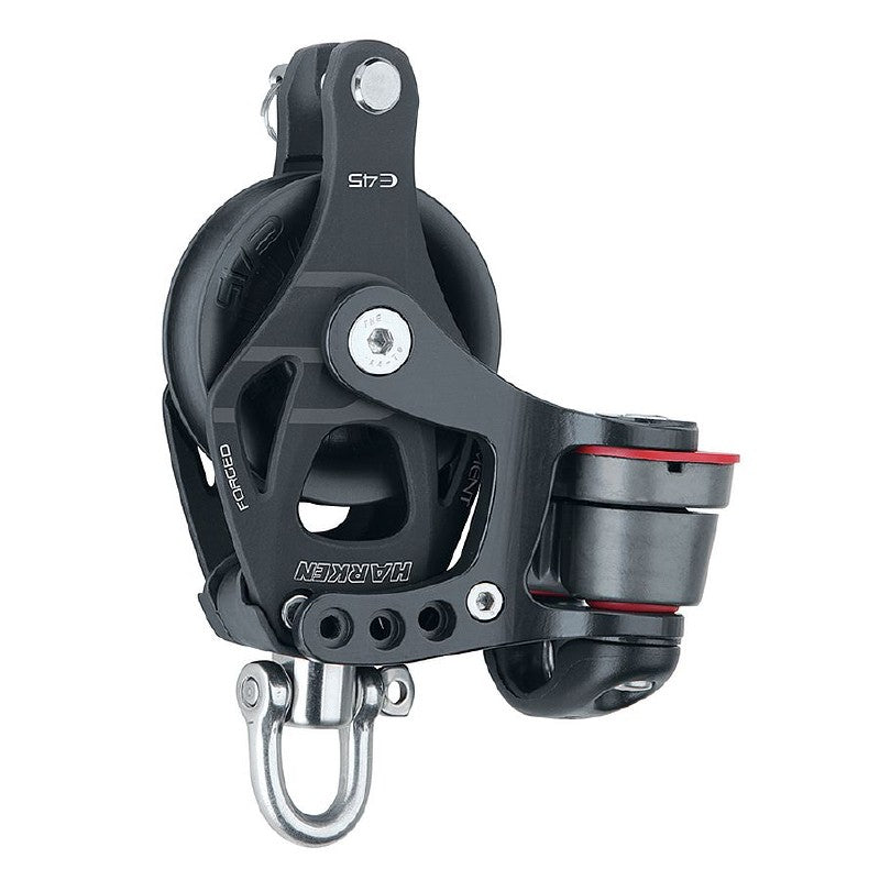 Harken 45 mm Aluminum Element Block - Swivel w/150 Cam and Becket 6236