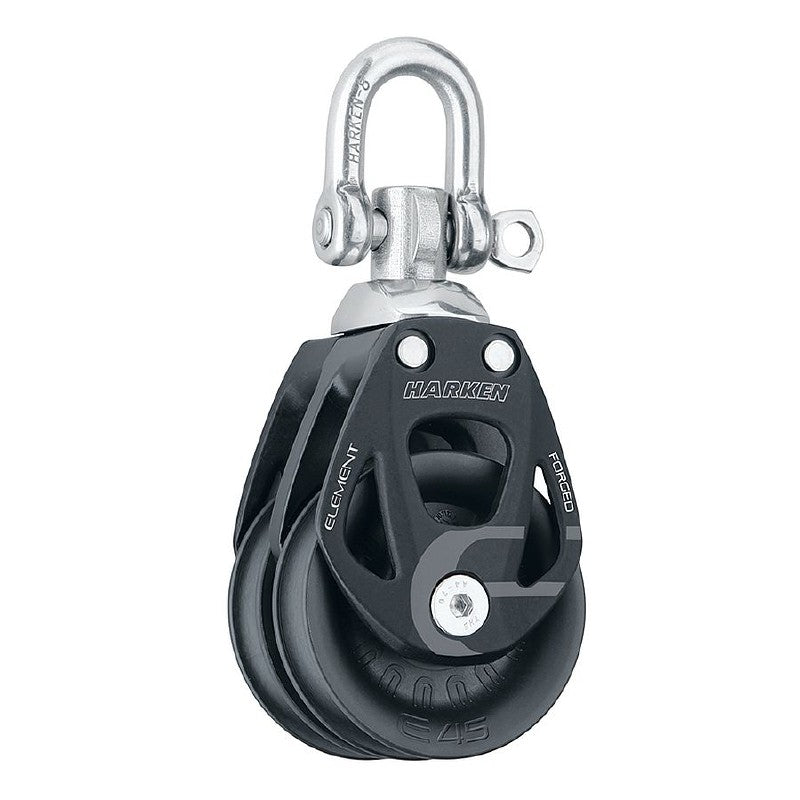 Harken 45 mm Aluminum Element Block - Double Swivel 6238