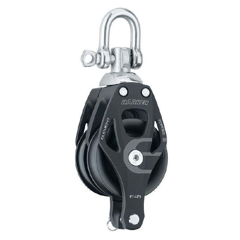 Harken 45 mm Aluminum Element Block - Double Swivel and Becket 6239