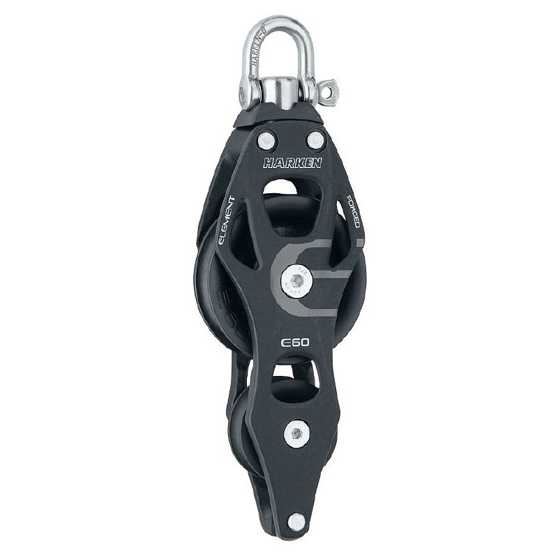 Harken 60 mm Aluminum Element Block - Fiddle Swivel 6263