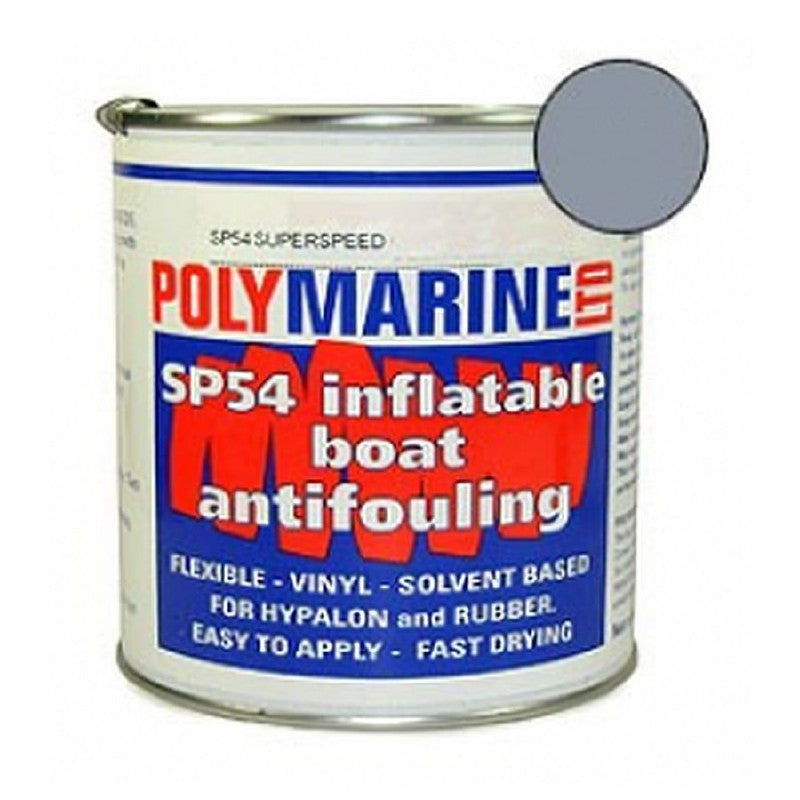 Polymarine SP54 Hypalon Inflatable Boat Antifoul Grey 1L