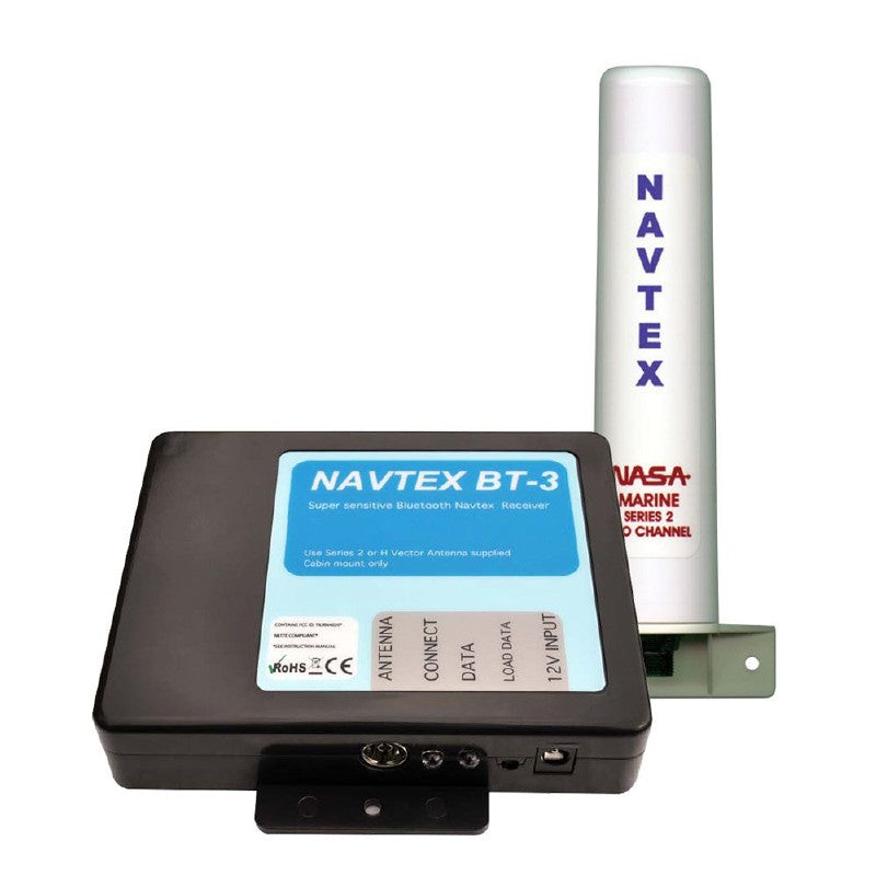 Nasa Marine BT-3 Bluetooth Navtex Receiver with Series 2 Antenna