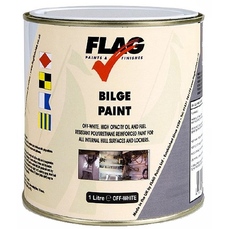 Flag Bilge Paint Off White 1 Litre FMB1000