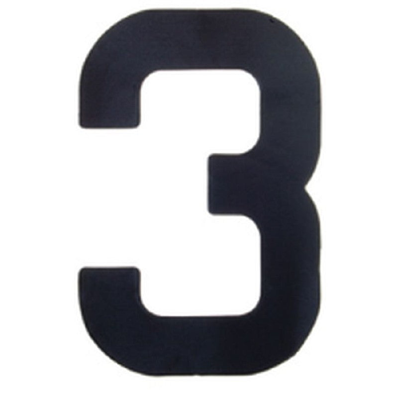 Bainbridge Sail Number Black 300mm - 3