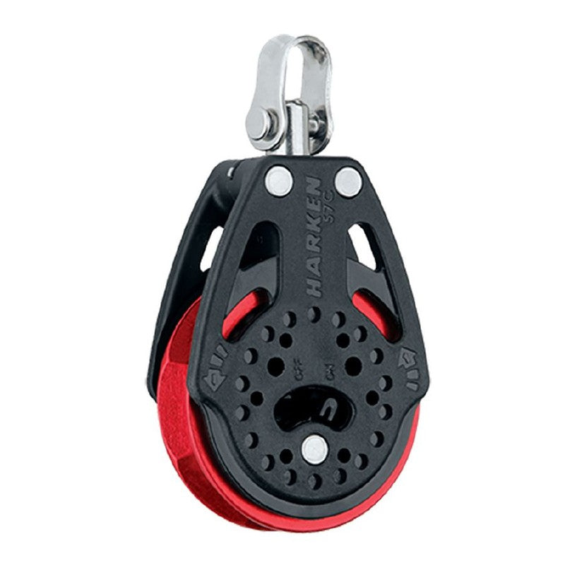 Harken 57mm Carbo Ratchet Single Block with Swivel Head 2135