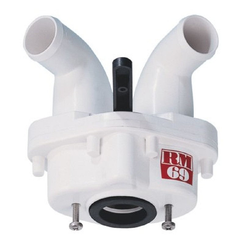 RM69 Toilet 2 Way Diverter Split Valve 90 Degee Elbows - 802