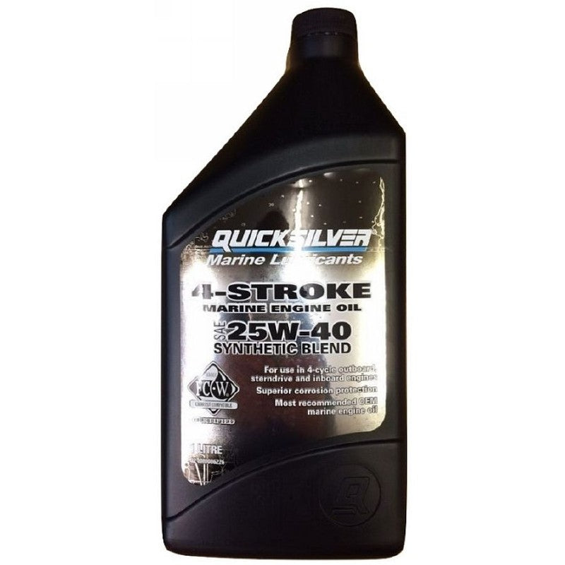 Quicksilver 4-Stroke Synthetic Oil 25W-40 1L