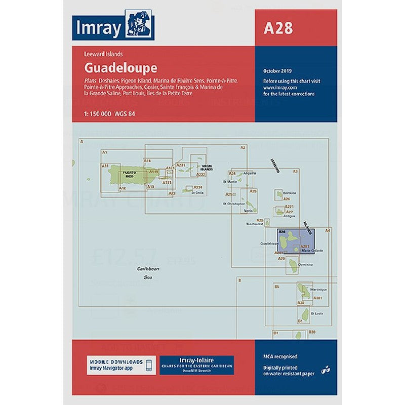 Imray-Iolaire Chart A28 Guadeloupe