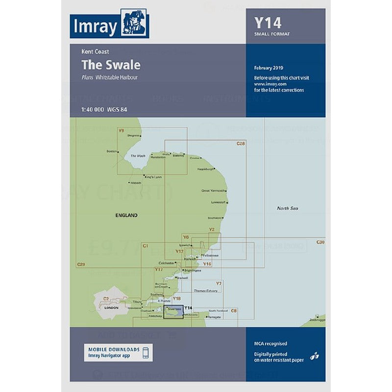 Imray Chart Y14 The Swale