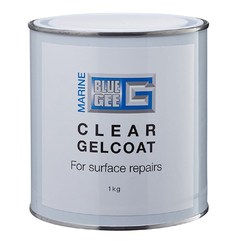 Blue Gee Polyester Gelcoat and Polyester Catalyst MEKP Clear 1kg/19gm