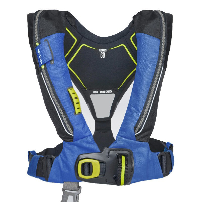 Spinlock Deckvest 6D 170N Lifejacket and Harness - Pacific Blue/Black