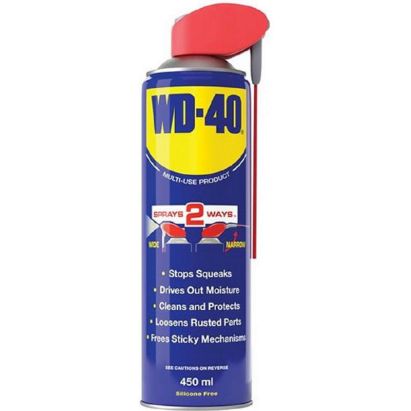 WD40 Multi Use Lubricant Oil Aerosol 450ml - Smart Straw