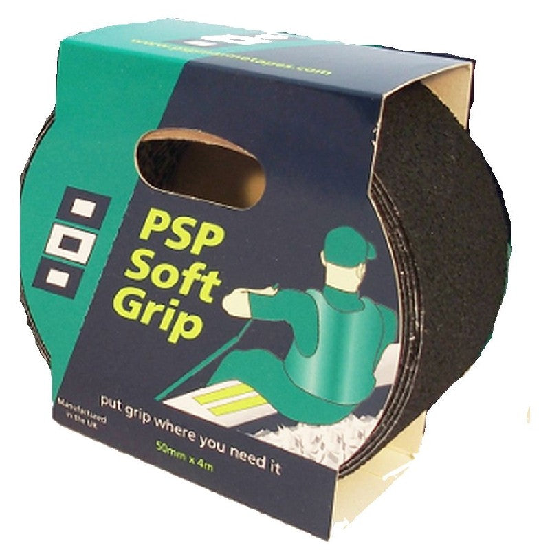 PSP Soft Grip Anti-Slip Tape 50mm x 4m Black