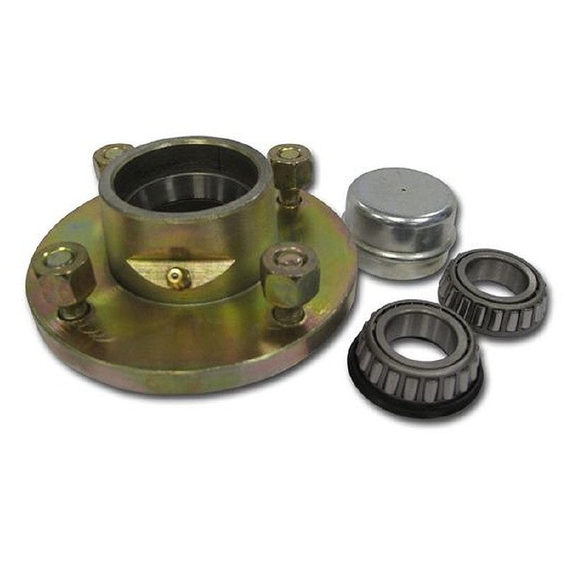 Maypole Trailer Wheel Hub With Bearings 4inch PCD