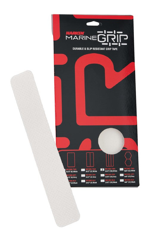 Harken Grip Tape-Translucent White Panel 50 x 300mm Kit - 10 Strips