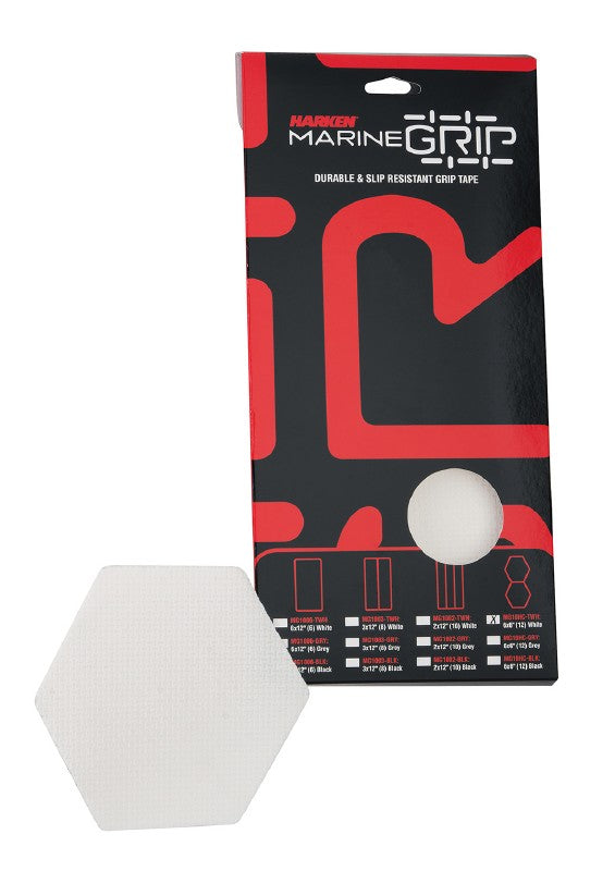 Harken Grip Tape-Honeycomb-Translucent White 150 x 150mm - 12 Panels