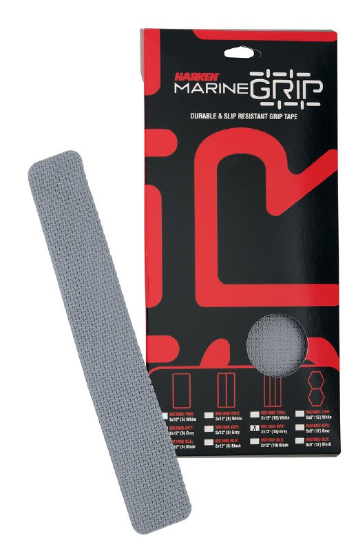 Harken Grip Tape-Grey Panel 50 x 300mm Kit - 10 Strips