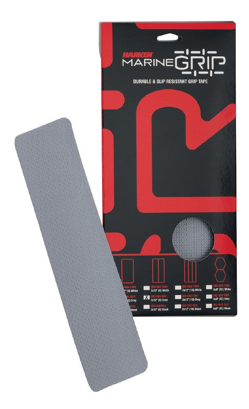 Harken Grip Tape-Grey Panel 75 x 300mm Kit - 8 Strips