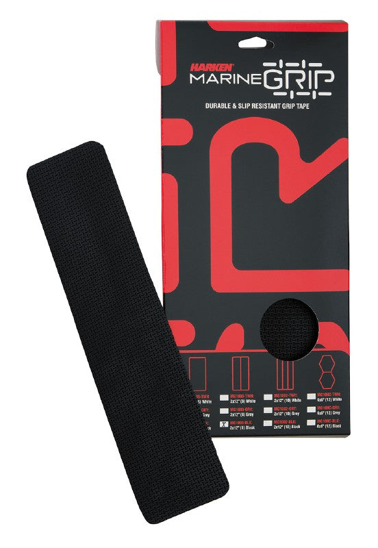 Harken Grip Tape-Black Panel 75 x 300mm Kit - 8 Strips