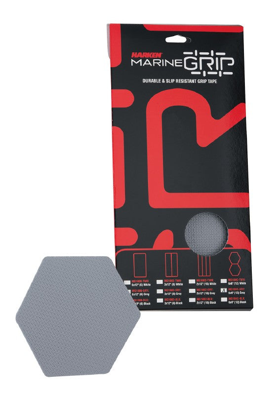 Harken Grip Tape-Honeycomb-Grey 150 x 150mm - 12 Panels