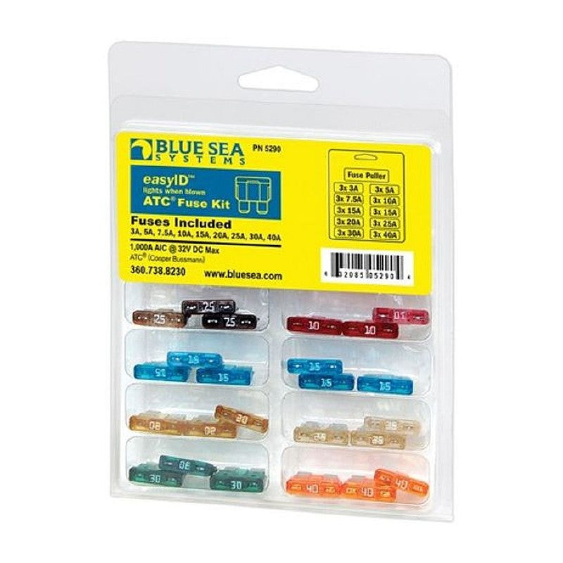 Blue Sea Fuse ATC Easy ID 31 Piece Kit