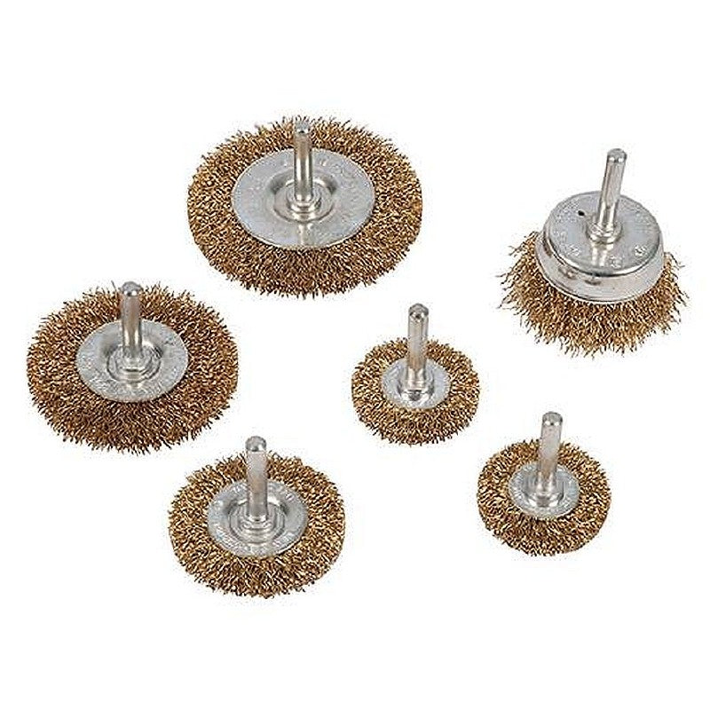 SeaMark Rotary Wire Brush Set - 6 Piece